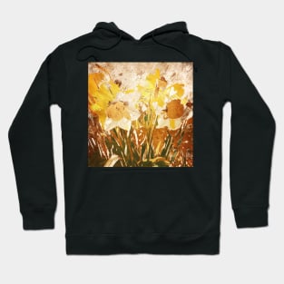 Narcissus Semi-abstract Collage Hoodie